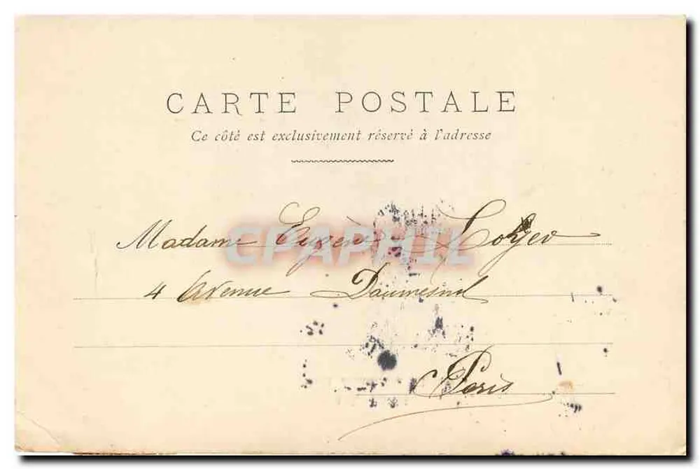 Ponte Alexandre III — Paris — editora S. Silsoua, n° 447 - Verso