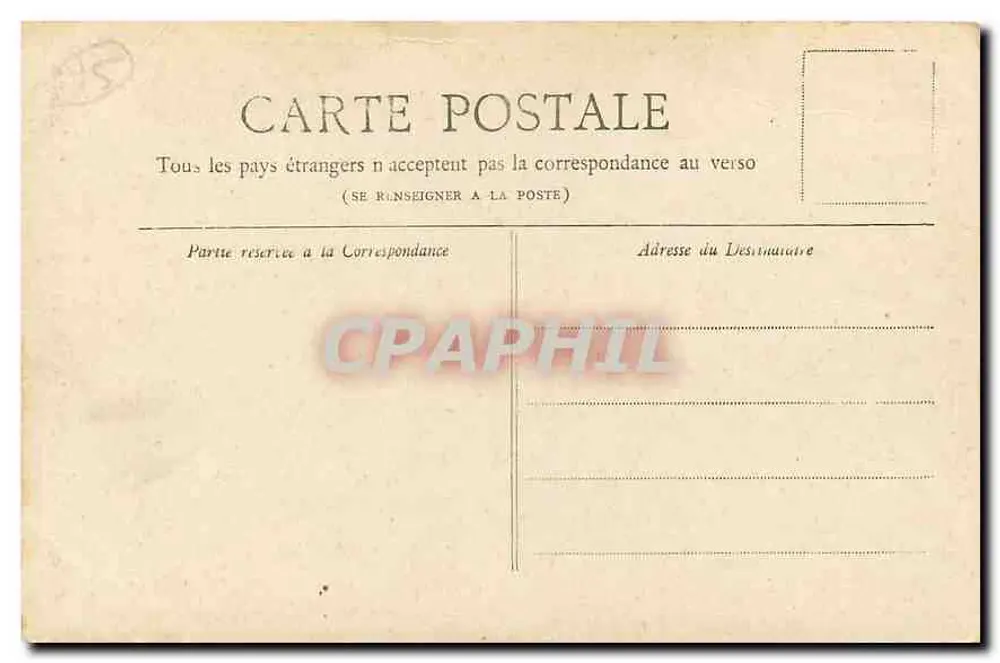 Paris — A Igreja da Trindade — Coleção Petit Journal - Verso