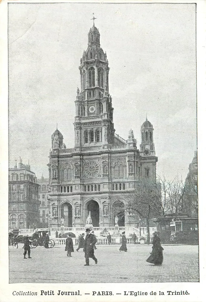 Paris — A Igreja da Trindade — Coleção Petit Journal - Frente