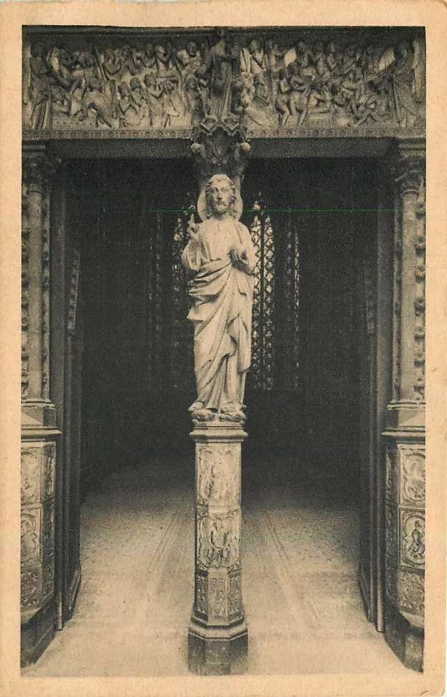 Die Sainte-Chapelle — Portal der Oberen Kapelle — Servy Commercial, Paris - Vorderseite