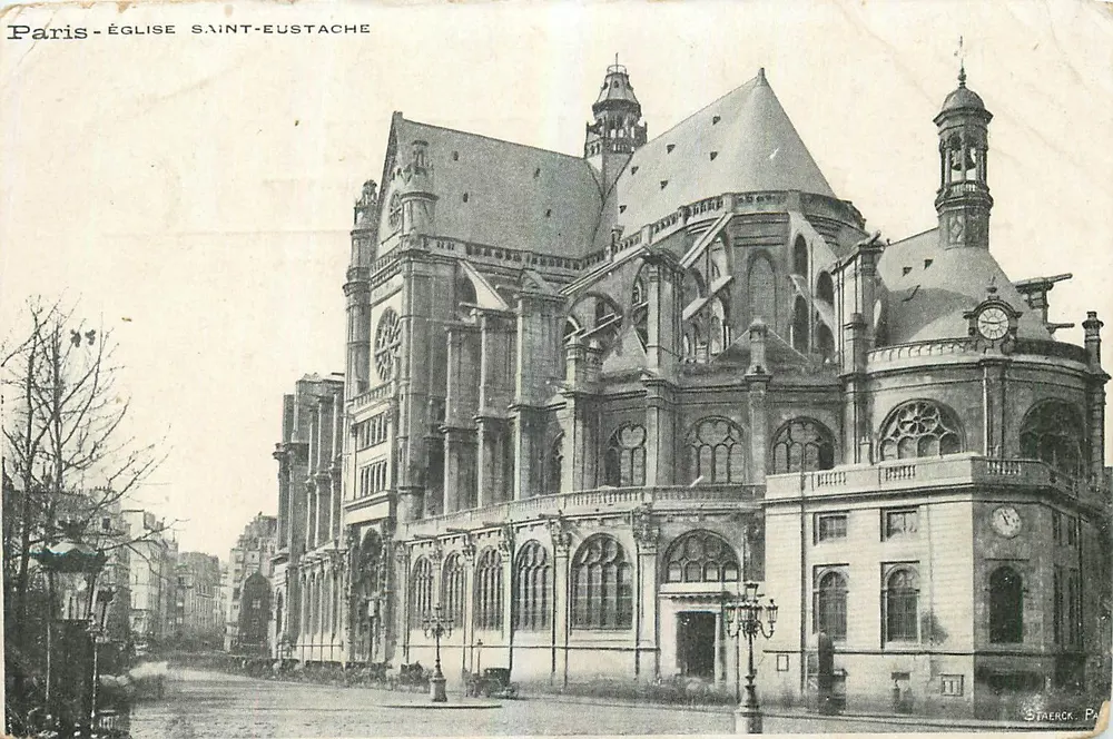 Paris — Igreja de São Eustáquio — Staerck, PA - Frente