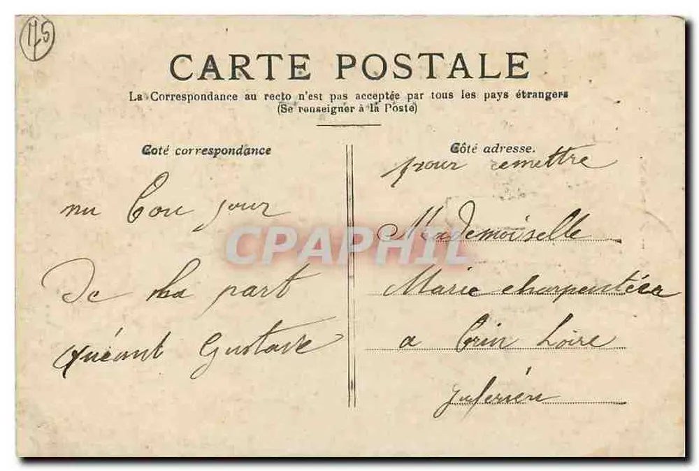 Paris — Notre-Dame — Editor anônimo, número de série não visível - Verso