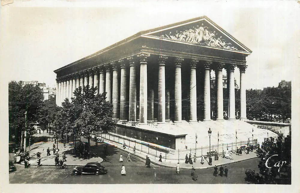 Paris - A Madeleine — editor C.A.P. n° 206 - Frente