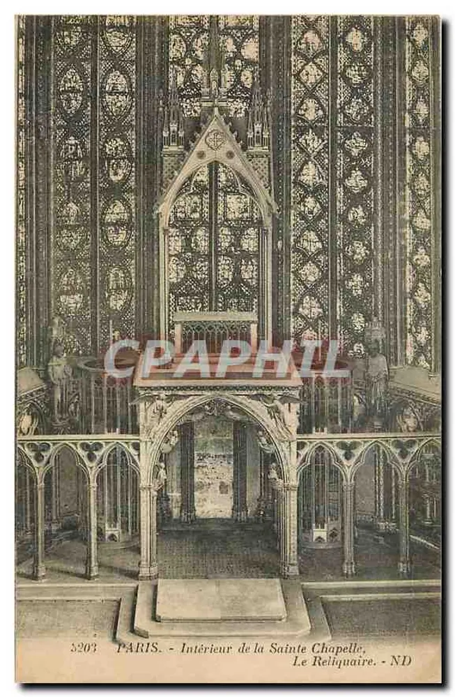 Paris — Interior da Santa Capela, O Reliquário — ND - Frente
