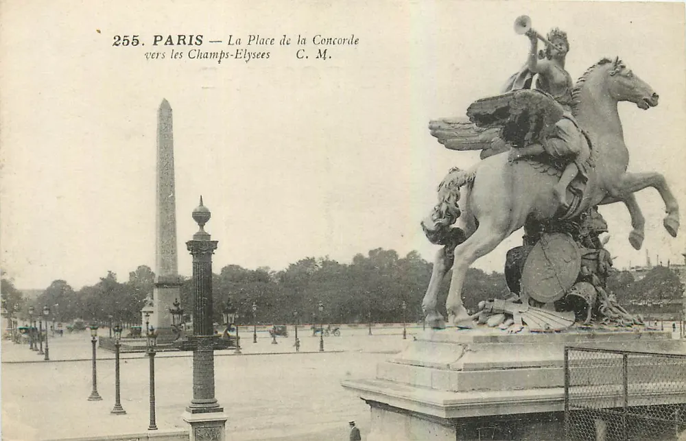 Paris — A Place de la Concorde — C. M. — n°255 - Frente