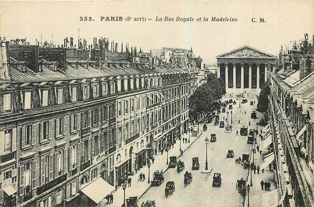 Paris (8e arrt) — La Rue Royale et la Madeleine — C.M. n°253 - Recto