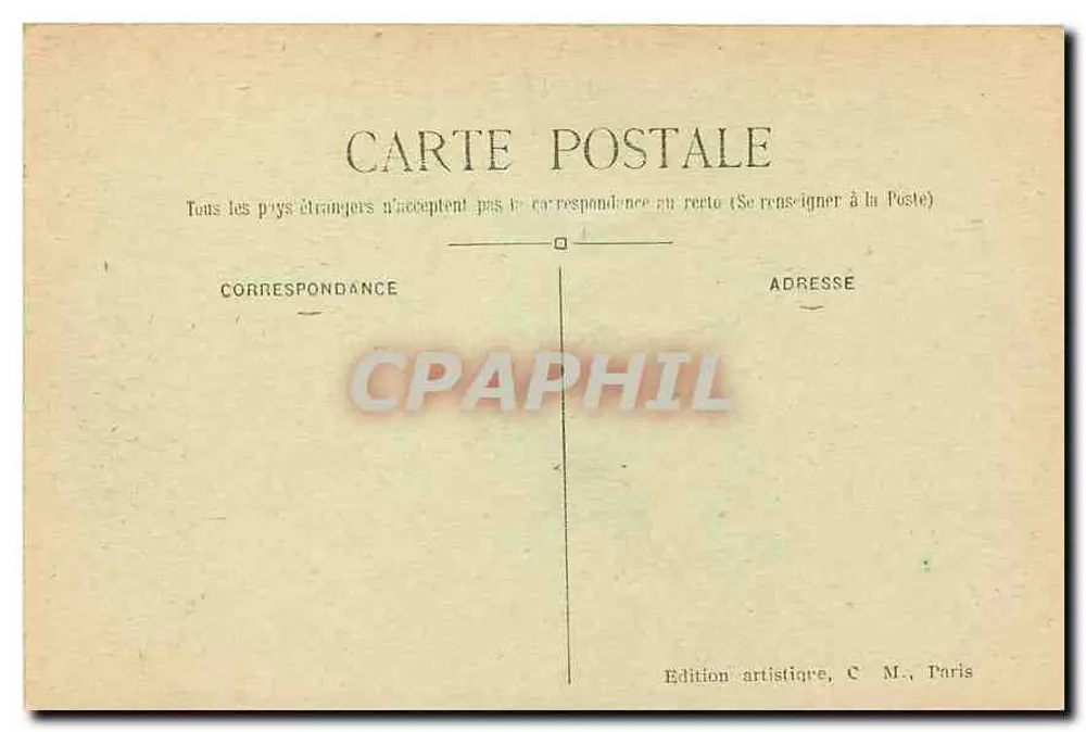 Paris (8e arrt) — La Rue Royale et la Madeleine — C.M. n°253 - Verso