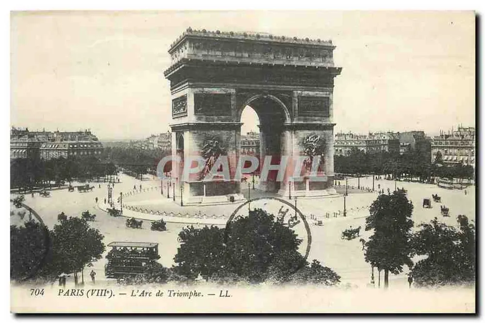 पेरिस (VIIIe) — ट्रियंफ के आर्क — LL. n° 704 - आगे