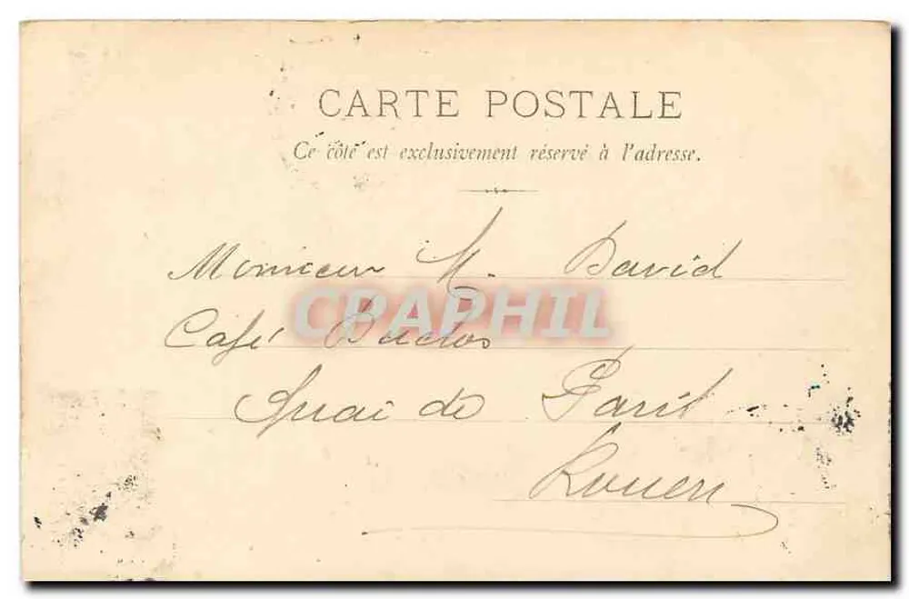 Paris — Les Buttes-Chaumont — Le Pont de Briques — C.M. 76 - Verso
