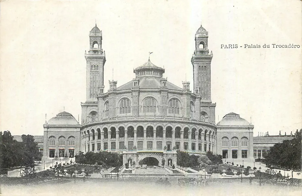 PARIS - Palais du Trocadéro — architectonische uitzicht — uitgever onbekend - Voorkant