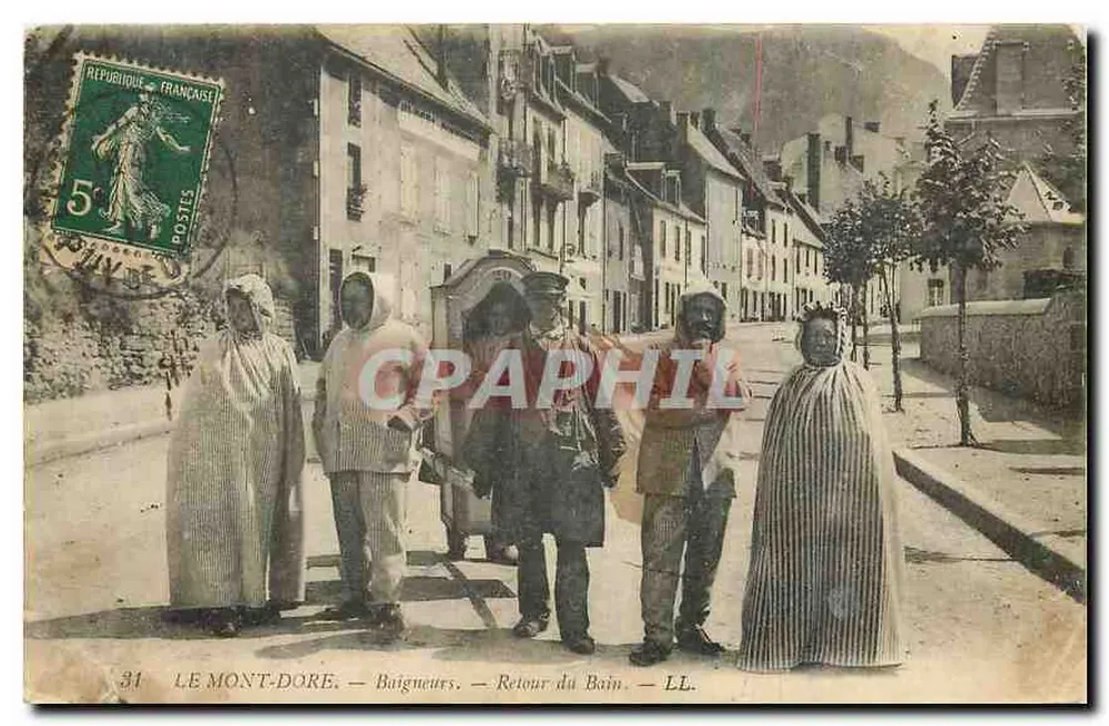 Le Mont-Dore — Baigneurs — Retour du Bain — LL. — n°31 - Frente