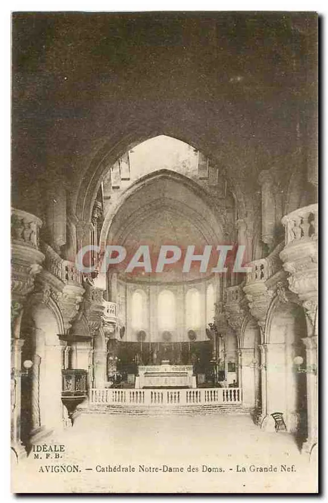 Avignon — Kathedrale Notre-Dame des Doms — Die Große Nave — Edition Idéale M.F.B. - Vorderseite