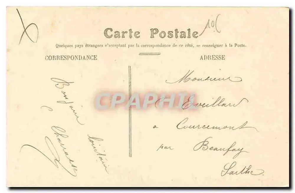 Fontaine-de-Vaucluse — Cachoeira — Astrotique J. Brun et Cie, Carpentras. N°5 - Verso