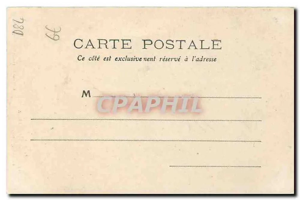 Fonte de Vaucluse — 2ª vista — Edições J. Brun e Cie, Carpentras - Verso