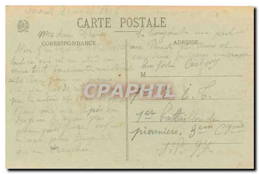 Lago Negro — Saint-Dié — Ad. Weick, N° 9187 - Verso