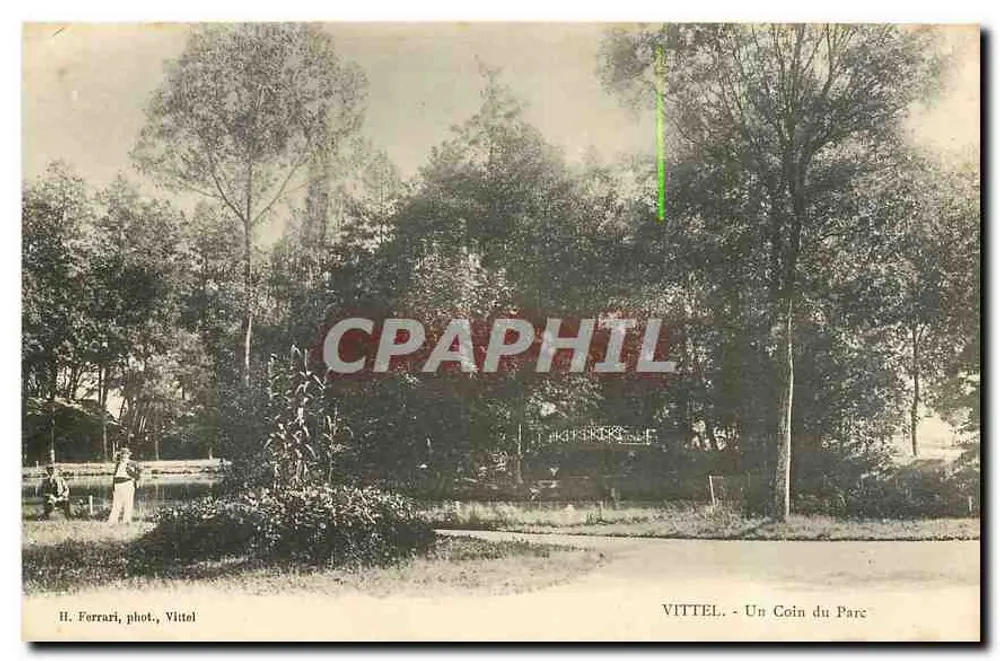 VITTEL - A Corner of the Park — H. Ferrari, phot., Vittel - Front