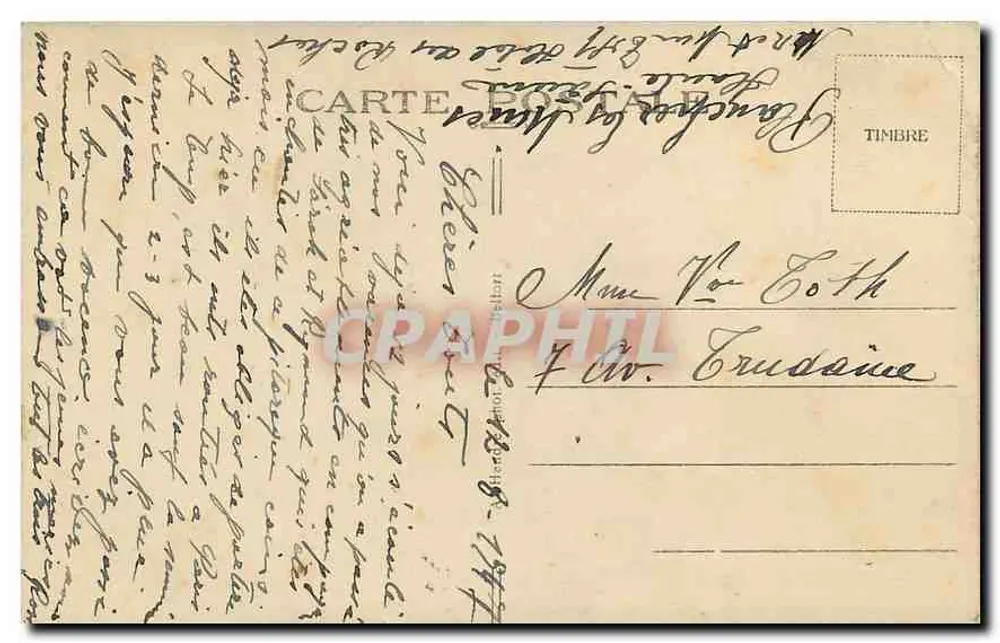 Le Ballon d'Alsace — Höhe 1 256 m — einer der sieben Haarnadelkurven — n°12 - Rückseite