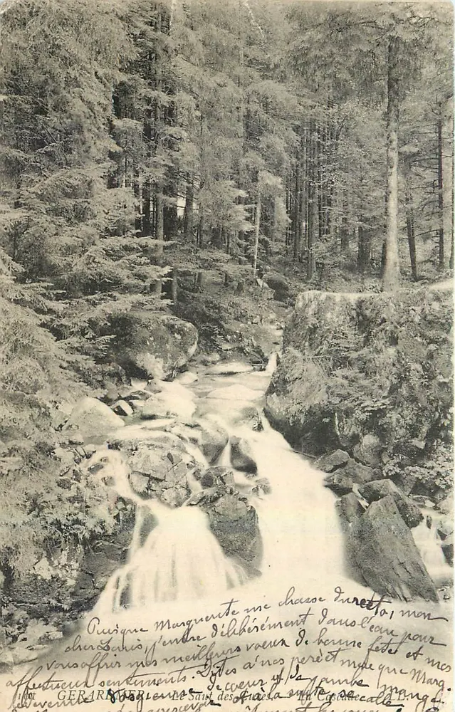 Cachoeira da Gère — Saint-Étienne-des-Grès — Editor Gérard, n° 124 - Frente