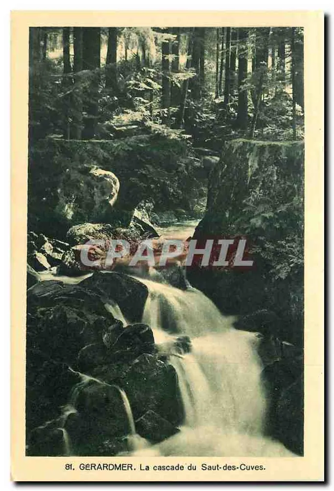 Gérardmer — A cascata do Saut-des-Cuves — Compagnie Alsacienne des Arts Graphiques - Frente