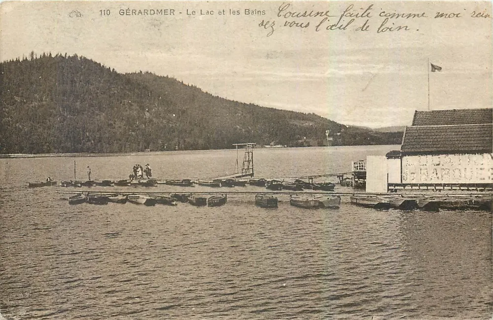 Gérardmer - O Lago e os Banhos — editor CTA, n° 110 - Frente