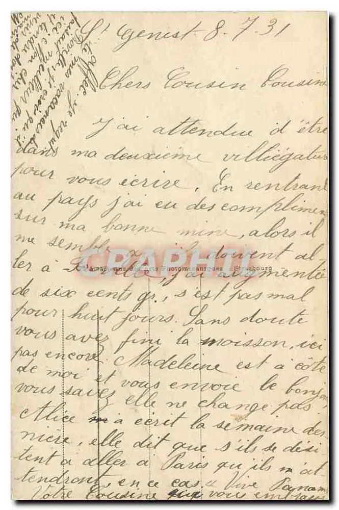 Gérardmer - O Lago e os Banhos — editor CTA, n° 110 - Verso