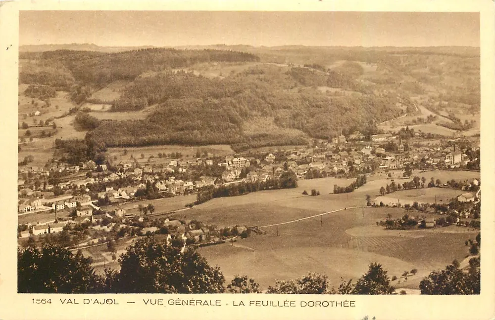Vale de Ajol — Vista geral — A Folha Dorothée - Frente
