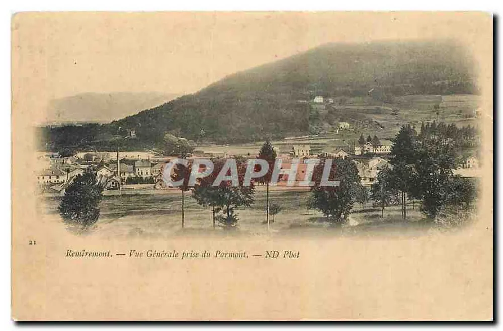Remiremont — Vue Générale prise du Parmont — ND Phot - Recto