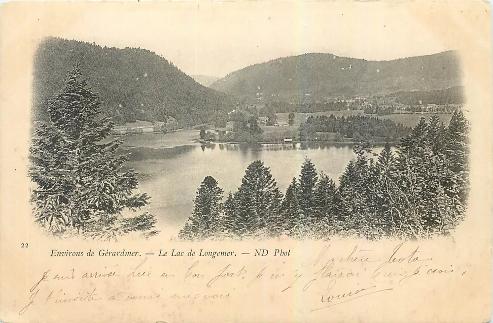 Surroundings of Gérardmer — Lake Longemer — ND Pbot - Front