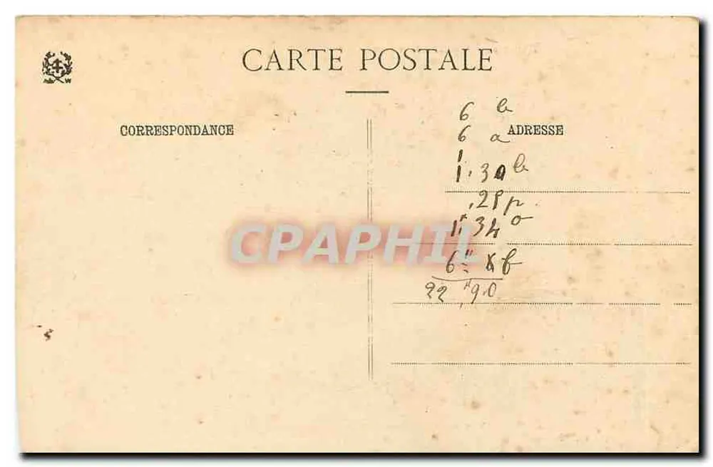 Rupt-sur-Moselle (Vosges) — Ogólny widok z Mont-de-Fourche — wydawca Werck, nr 7208 bis - Rewers