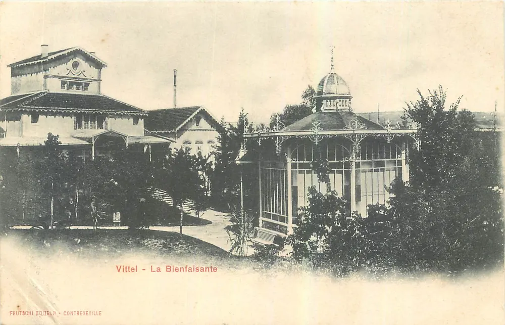 Vittel - La Bienfaisante — wydawca Frutschi Contrexeville, numer seryjny nie widoczny - Awers