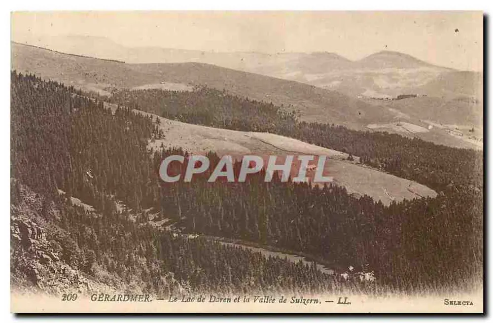 Gérardmer — Le Lac de Daren et la Vallée de Sulzern — LL — SHELKTA — n° 209 - Recto