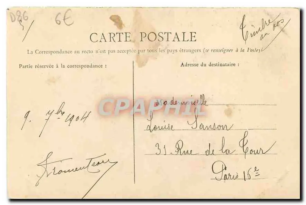Poitiers — Chiesa di Notre-Dame — Editore non identificato, n° di serie 40 - Verso