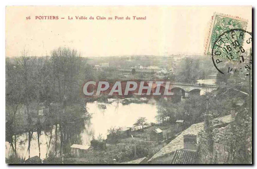 Poitiers — Die Clain-Tal am Tunnelbrücke — Verlag nicht sichtbar, Nr. 26 - Vorderseite