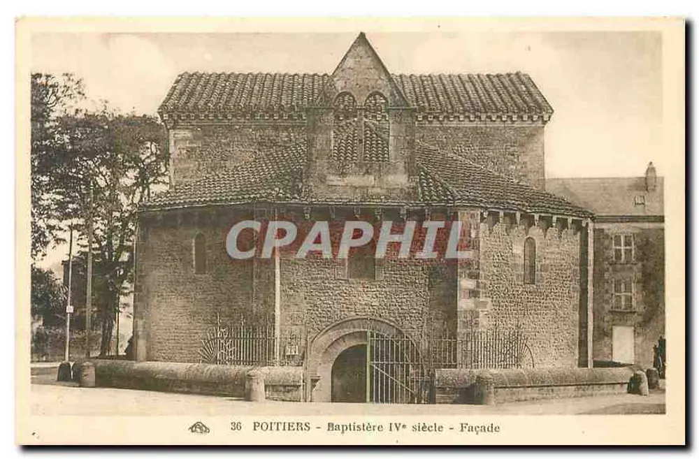 Poitiers - Baptistério do IVº século - Fachada - Frente