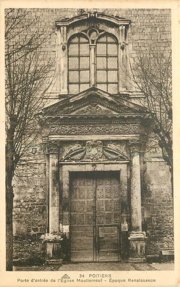 Eingang zur Kirche Moutierneuf — Renaissance-Zeit — Poitiers, n°34 - Vorderseite