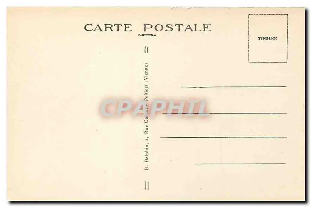 Poitiers — Vista geral — R. D. - Verso