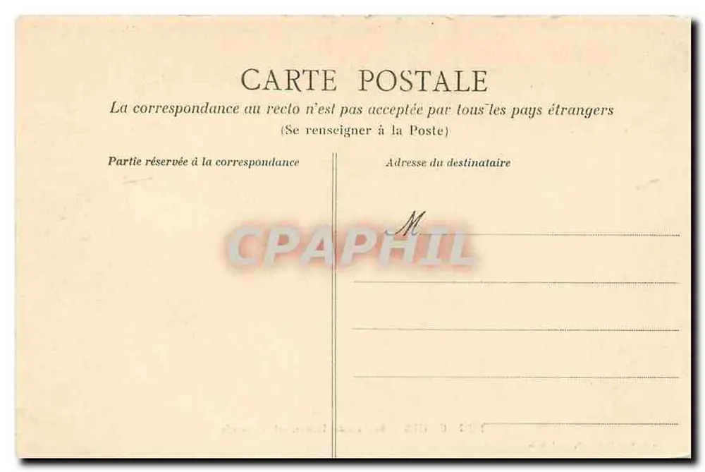 Noirmoutier — Rochers des Dames, near the bridge — I. N. 6 — Couillon, photo-publisher - Back