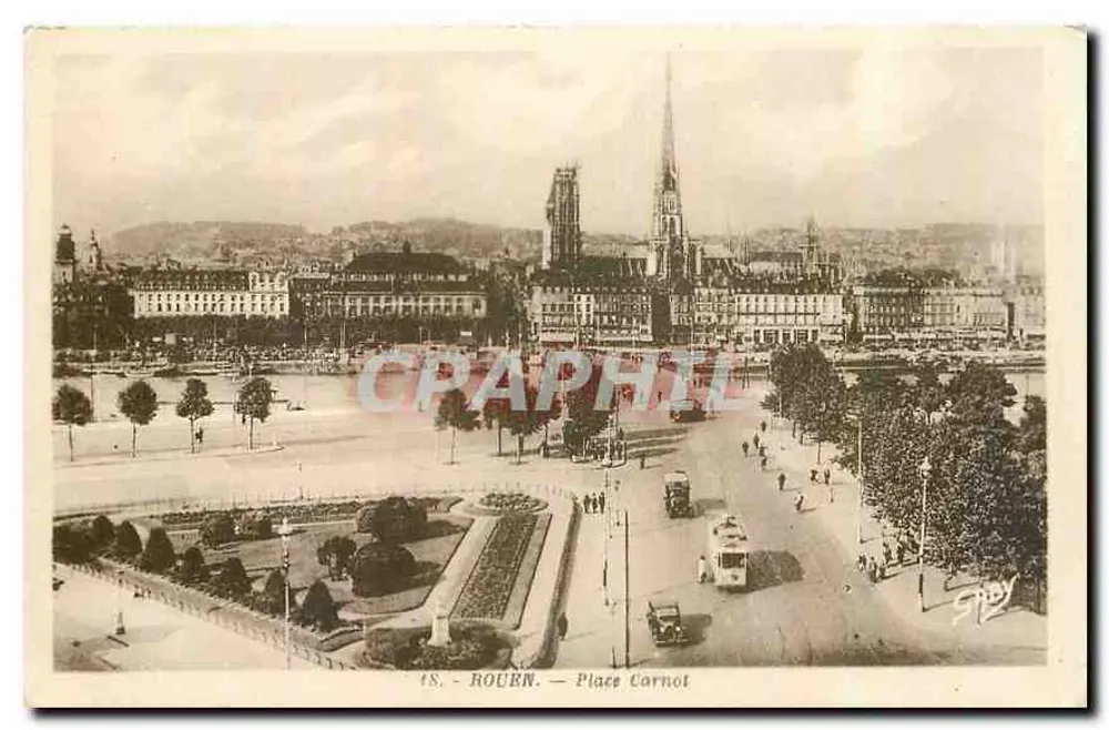 Rouen — Praça Carnot — G. Artaud, Nantes - Frente