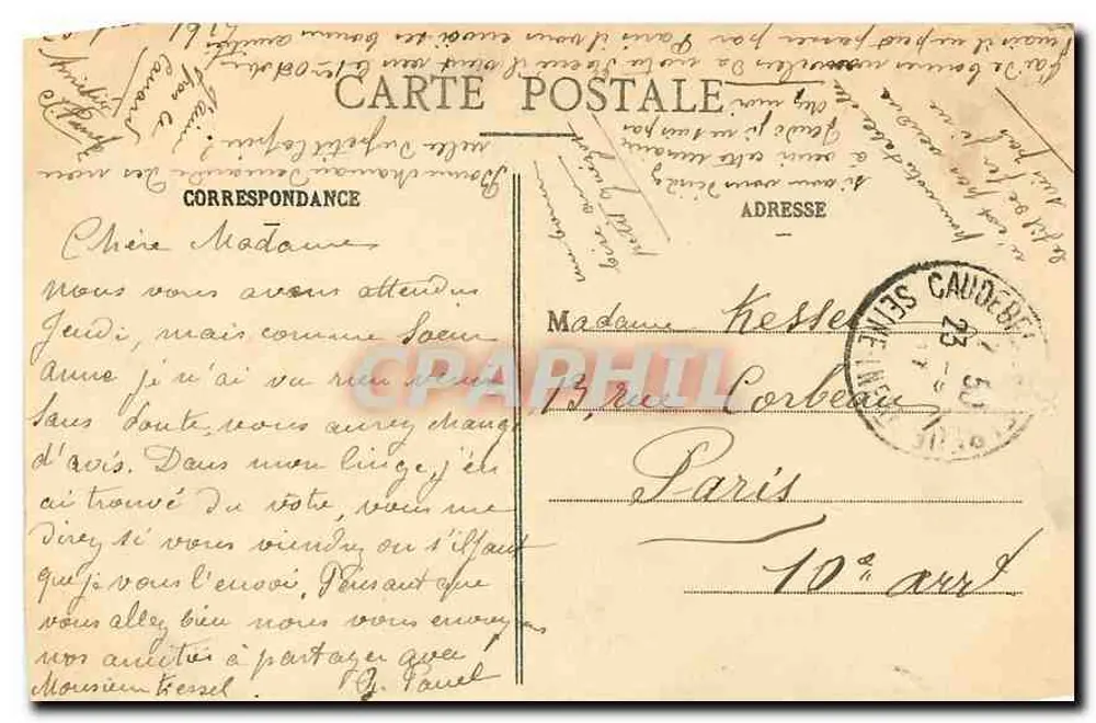 Rouen — Pont Boieldieu — G.V. 254 - Verso
