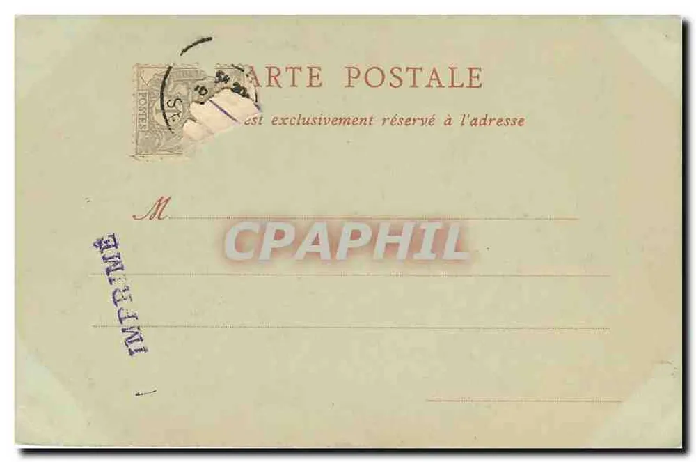 Rouen — Het Paleis van Justitie — ND Phot - Achterkant