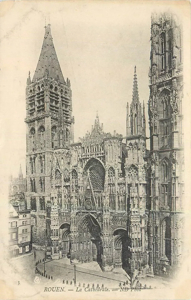 Rouen — A Catedral — ND Phot - Frente