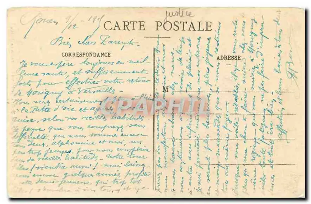 Rouen — Der Christus und die Decke des Palais de Justice - Rückseite