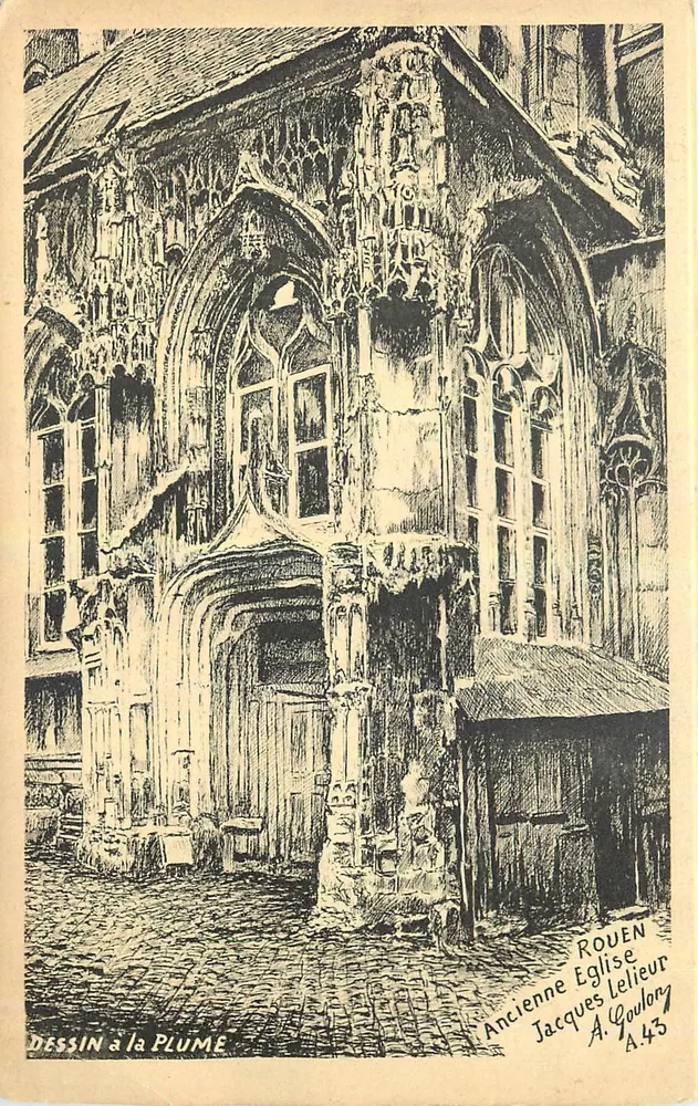 Igreja Antiga — Rouen — Jacques Lelieur, A. Goulory, n°43 - Frente