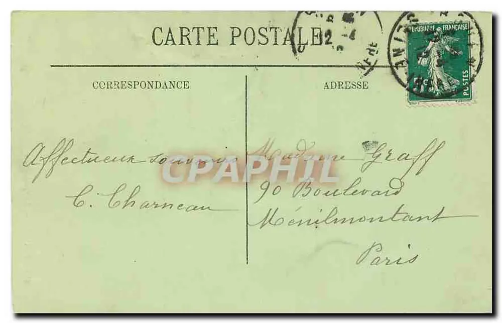 Rouen — A Catedral — LL, n° 435 - Verso