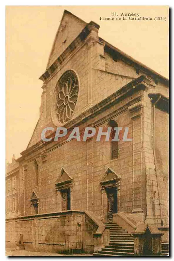 Annecey — Facha da Catedral (1535) — Editor P. Rod, Annecy - Frente