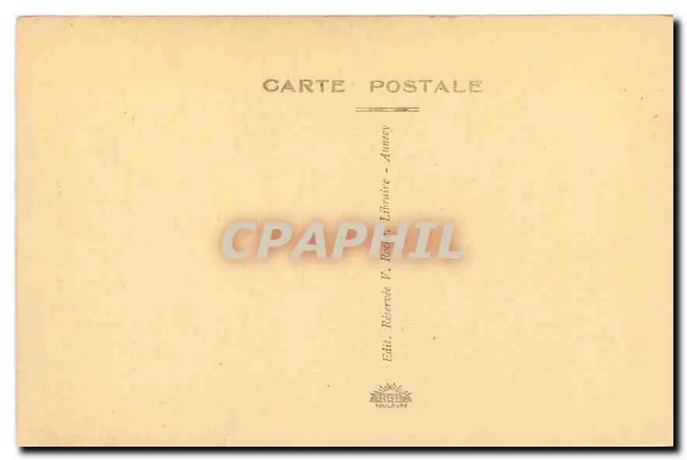 Annecey — Facha da Catedral (1535) — Editor P. Rod, Annecy - Verso