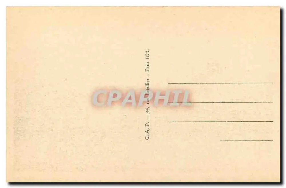 Lago de Annecy – Menthon — As Dentes de Lanfon — C.A.P. n°44, impresso em Paris - Verso