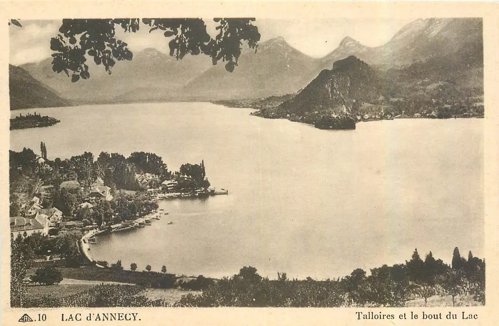 Lac d'Annecy — Talloires und das Ende des Sees — C.A.P. — 44, rue Lellier, Paris (15e) - Vorderseite