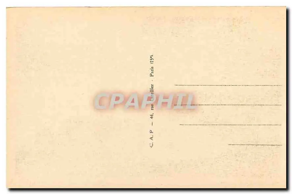 Lac d'Annecy — Talloires und das Ende des Sees — C.A.P. — 44, rue Lellier, Paris (15e) - Rückseite
