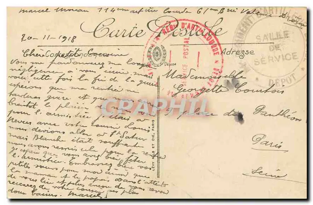 Annecy — Jardim Público — LL. - Verso